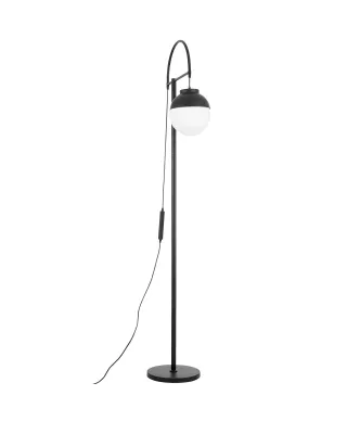 LAMPA STOJĄCA PODŁOGOWA CZARNA BERTINI