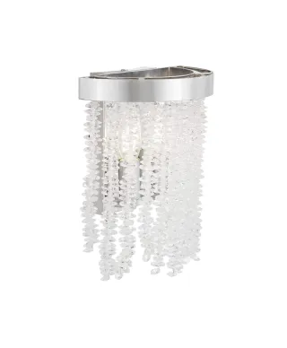 LAMPA ŚCIENNA KINKIET KRYSZTAŁOWY CHROMOWANY BALMENA W2