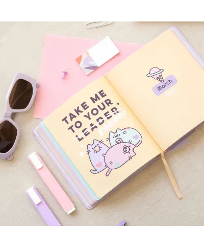 Pusheen Space Out - dziennik szkolny 2024/2025