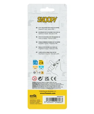 Snoopy Lazy Days - długopis wielokolorowy