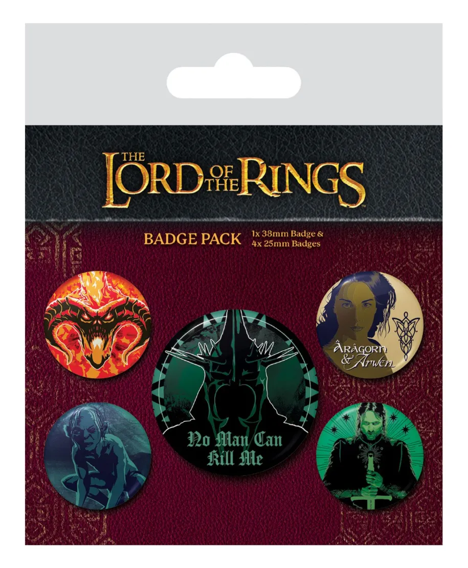 Lord Of The Rings Be Bold - przypinki