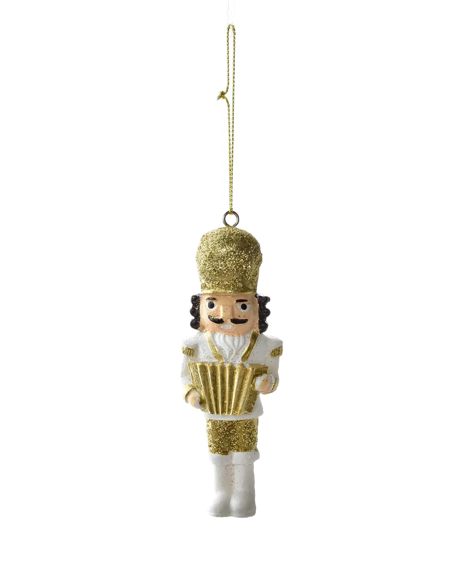 SANTA LILA Zawieszka bombka 3X1XH10cm   dziadek