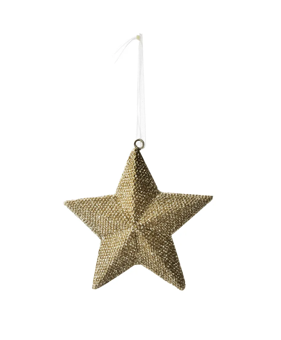 SANTA LILA Zawieszka bombka 2,5x9xh9    gwiazda
