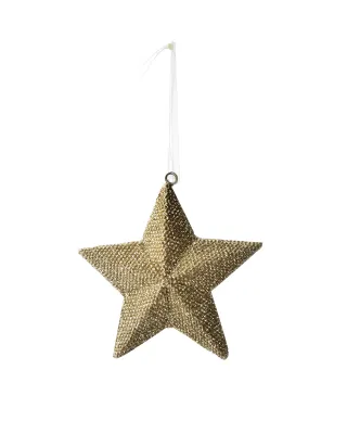 SANTA LILA Zawieszka bombka 2,5x9xh9    gwiazda