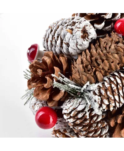 SANTA LILA Dekoracja kula do zawieszenia15cm