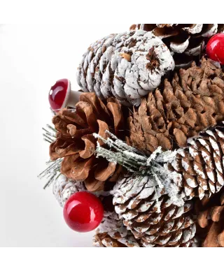 SANTA LILA Dekoracja kula do zawieszenia15cm