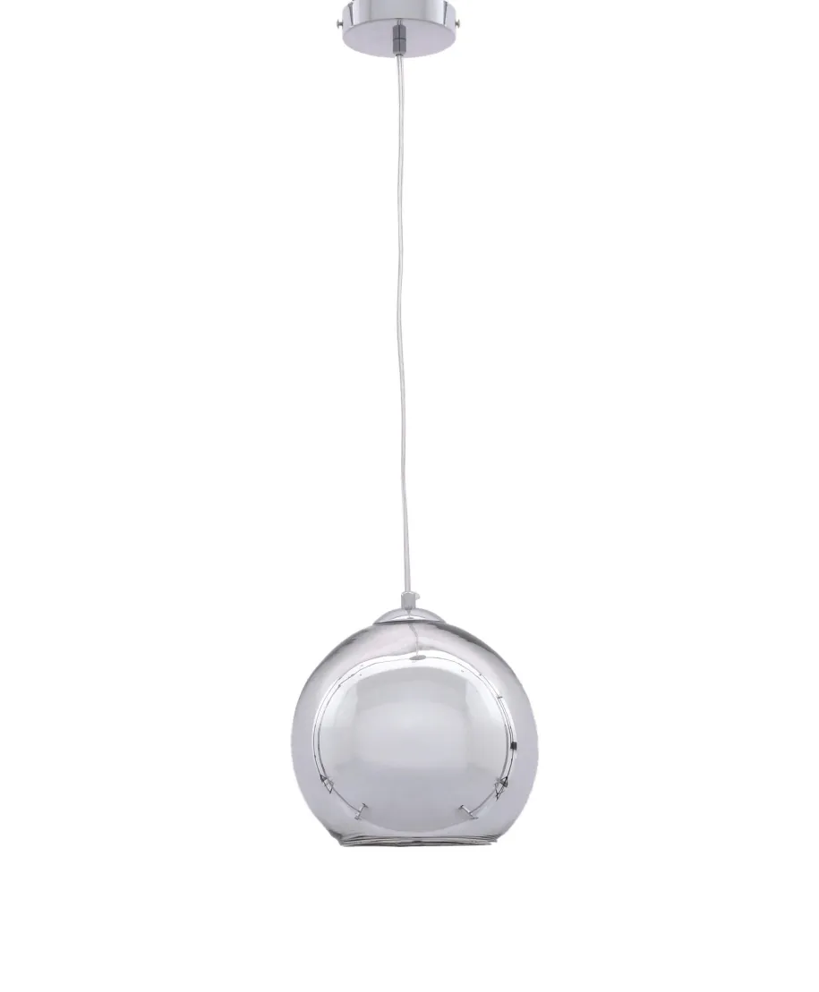 NOWOCZESNA LAMPA WISZĄCA CHROMOWANA LOBOS D20