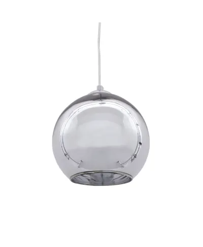 NOWOCZESNA LAMPA WISZĄCA CHROMOWANA LOBOS D20