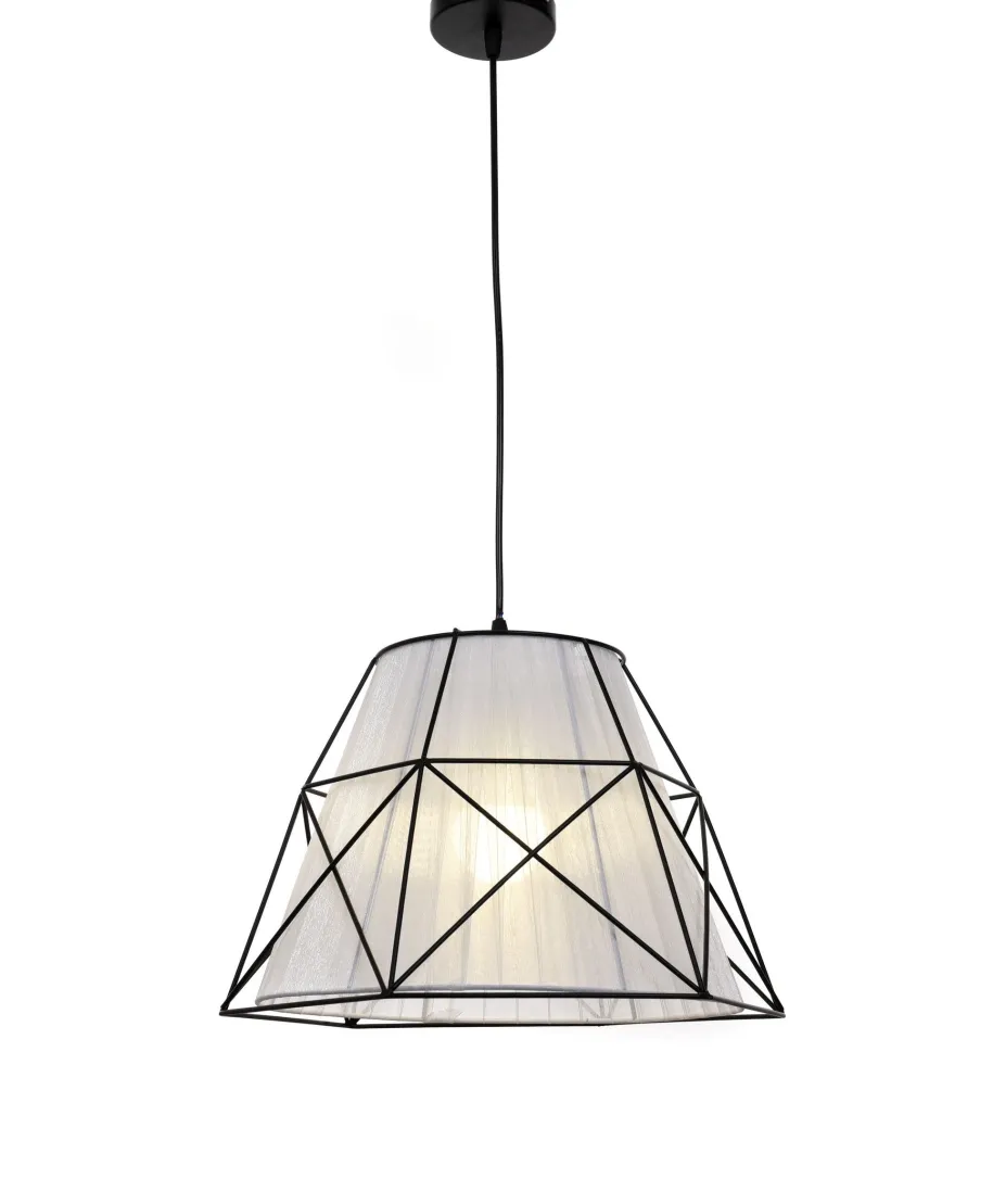 LAMPA WISZĄCA SKANDYNAWSKA BIAŁA BONETI