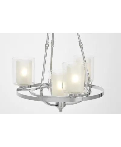 LAMPA WISZĄCA LOFT CHROMOWANA SANTINI W4