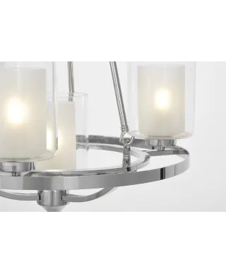 LAMPA WISZĄCA LOFT CHROMOWANA SANTINI W4