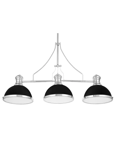 NOWOCZESNA LAMPA WISZĄCA INDUSTRIALNA CZARNA ETTORE W3