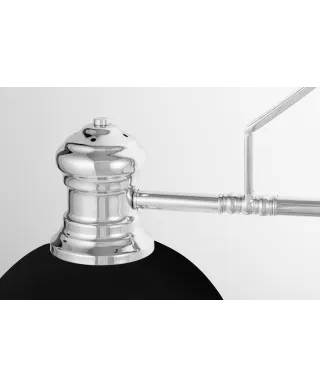 NOWOCZESNA LAMPA WISZĄCA INDUSTRIALNA CZARNA ETTORE W3