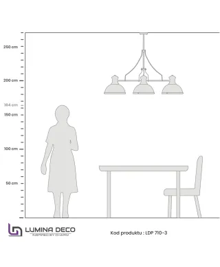 NOWOCZESNA LAMPA WISZĄCA INDUSTRIALNA CZARNA ETTORE W3