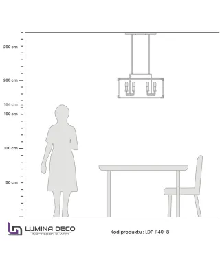 LAMPA WISZĄCA LOFT CZARNO-MOSIĘŻNA WALDORF W8
