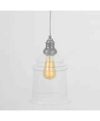 LAMPA WISZĄCA CHROMOWANA NOWOCZESNA MOLETTI D20