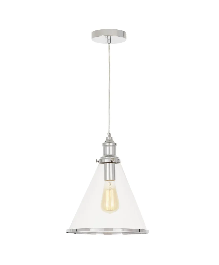 LAMPA WISZĄCA CHROMOWANA NOWOCZESN FEROLI