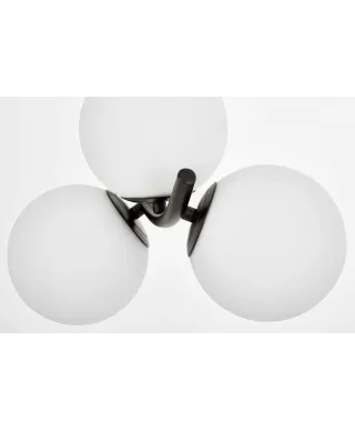 NOWOCZESNA LAMPA WISZĄCA CZARNA BONIO W3