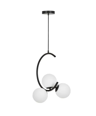 NOWOCZESNA LAMPA WISZĄCA CZARNA BONIO W3