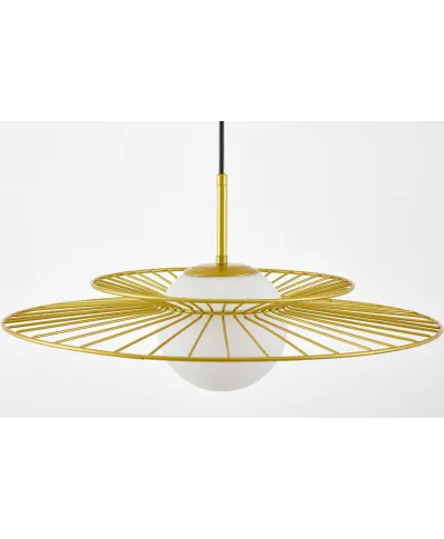 NOWOCZESNA LAMPA WISZĄCA ZŁOTA SOLARIS