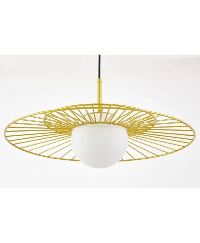 NOWOCZESNA LAMPA WISZĄCA ZŁOTA SOLARIS