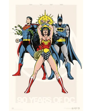 DC Comics 90th Anniversary - plakat