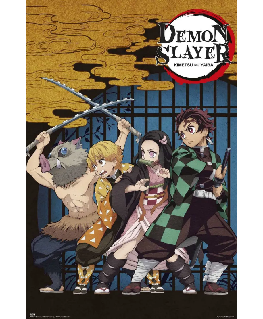 Demon Slayer Drum Mansion - plakat