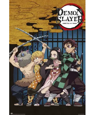 Demon Slayer Drum Mansion - plakat