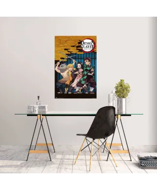 Demon Slayer Drum Mansion - plakat