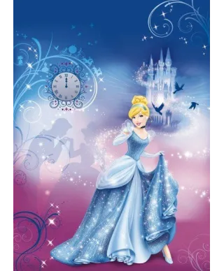 Fototapeta dla dzieci - Kopciuszek Disney - 184x254cm