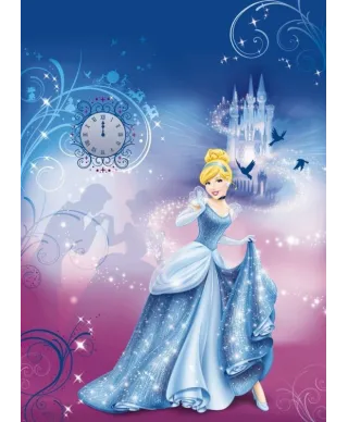 Fototapeta dla dzieci - Kopciuszek Disney - 184x254cm