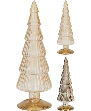 FIGURA CHOINKA 25CM ZŁOTE 2 RODZAJE