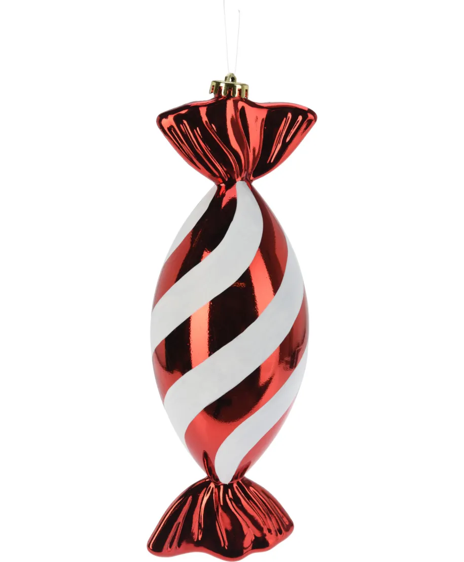 CUKIERKI ŚWIĄTECZNE 30CM CZERWONE