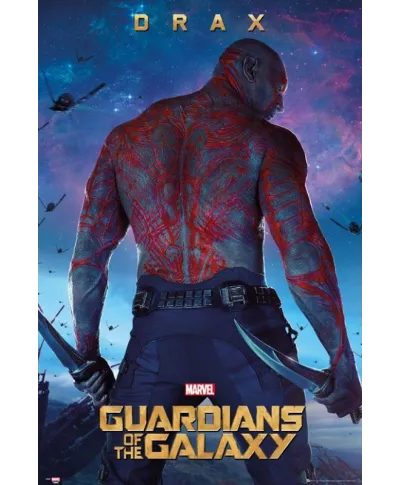 Guardians of the Galaxy Drax - plakat