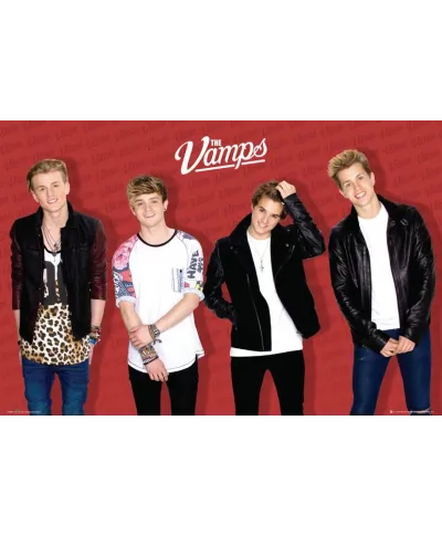 The Vamps red - plakat