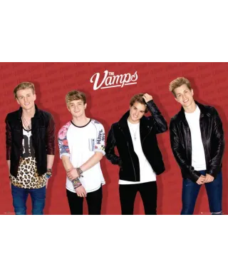 The Vamps red - plakat