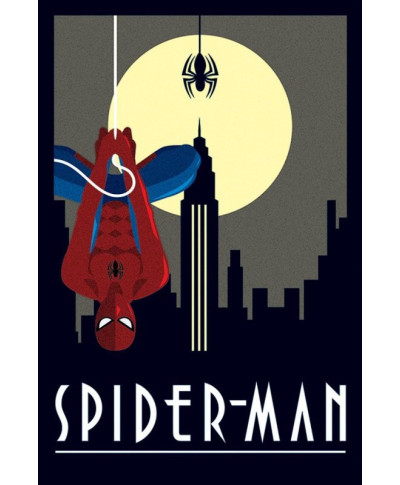 Marvel Deco - Wiszący Spider Man - plakat