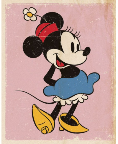 Myszka Minnie (Retro) - plakat