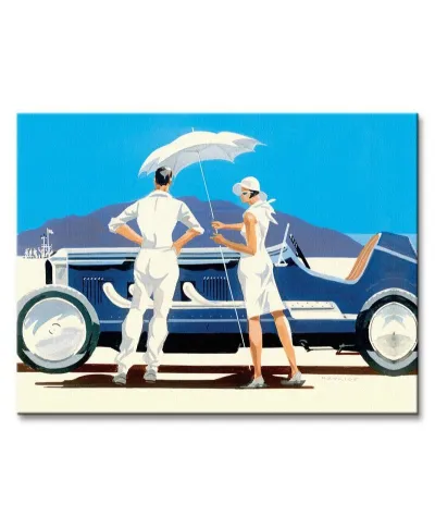 Bonneville Salt Flats - Obraz na płótnie