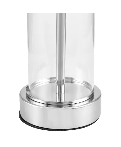 NOWOCZESNA LAMPA NOCNA CHROMOWANA LEONA