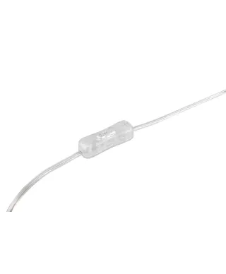 NOWOCZESNA LAMPA NOCNA CHROMOWANA LEONA