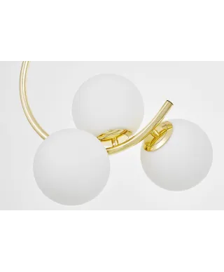 NOWOCZESNA LAMPA WISZĄCA KLASYCZNE ZŁOTO BONIO W3