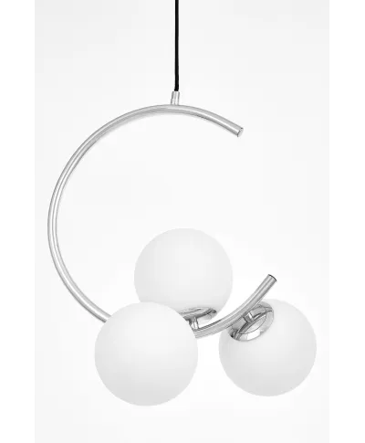 NOWOCZESNA LAMPA WISZĄCA CHROMOWANA BONIO W3