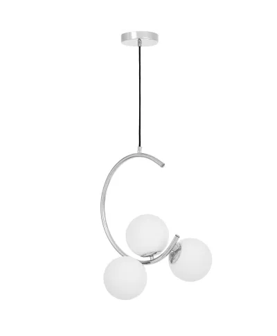 NOWOCZESNA LAMPA WISZĄCA CHROMOWANA BONIO W3