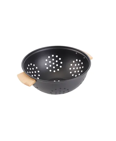 MODERN KITCHEN Durszlak 24xH10cm z bambusowymi rączkami