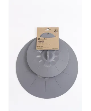 MODERN KITCHEN Komplet 2 pokryw silikonowych 20cm/30cm