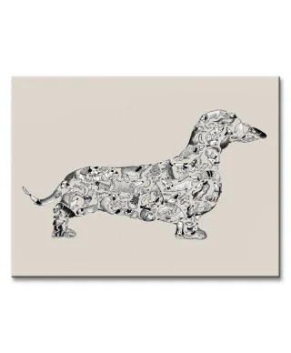 Dachshund - Obraz na płótnie
