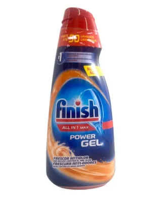 CALGONIT/FINISH Żel do zmywarki 1000mlAll-in-One 50 myć Anti-odor