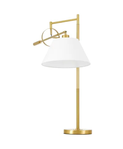 LAMPA NOCNA BIURKOWA MOSIĘŻNO-BIAŁA TURINA