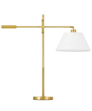 LAMPA NOCNA BIURKOWA MOSIĘŻNO-BIAŁA TURINA